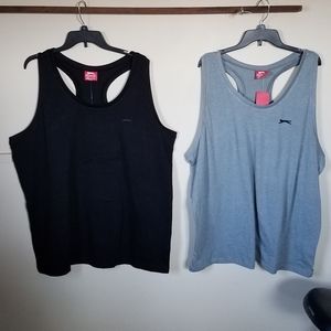 Pair of muscle tank Slazenger